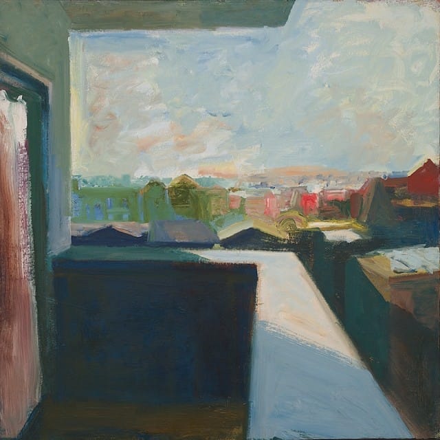 Elmer Bischoff, "Cityscape" (1965), oil on canvas, 203.2 x 203.2 cm (80 x 80 in.). Yale University Art Gallery, Gift of Solomon Byron Smith, B.A. 1928 (image © Estate of John Bischoff)