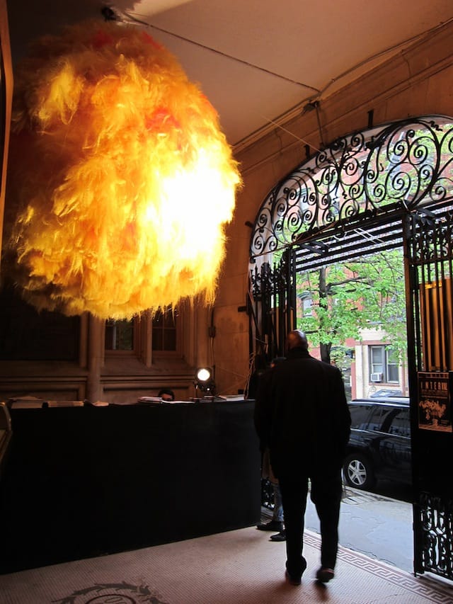 Work by Shoplifter in the entrance to Cutlog