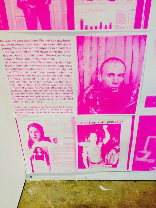 Detail from Darin Klein's "Medium-Sized Wall Installation."