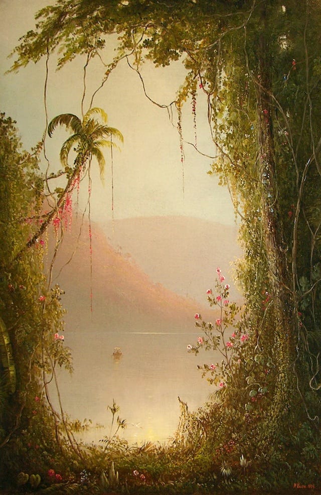 Norton Bush (American, 1834–1894) A Memory of the Tropics, 1874 Oil on canvas, 39 x 29 in. Arader Galleries, New York City