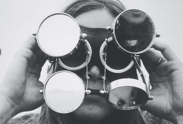 Óculos (Goggles),1968, by Lygia Clark (Image via MoMA) 