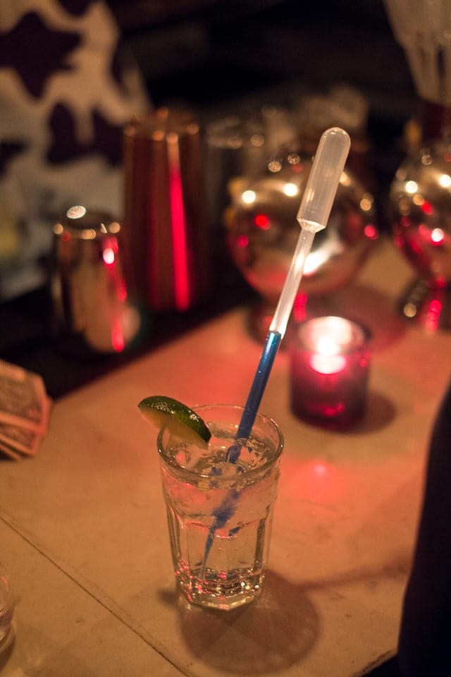 The "Dada Bomb" Cocktail at The Box