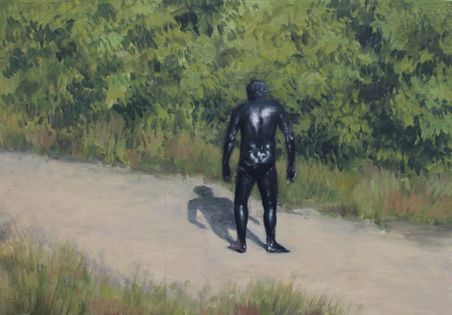 Serban, Savu, "Mud" (2012), 35x50cm, oil on canvas