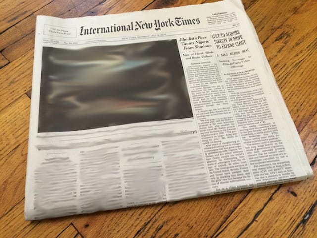 Now you see it, now you don't. (Hrag Vartanian/Hyperallergic)