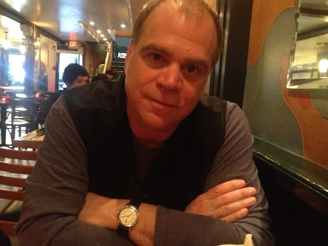 Peter Gizzi (photograph by the author for Hyperallergic)