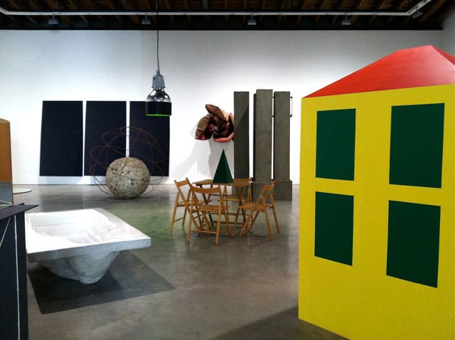 Installation view, 'Michelangelo Pistoletto: The Minus Objects 1965-1966' at Luhring Augustine Bushwick (photo by the author for Hyperallergic)