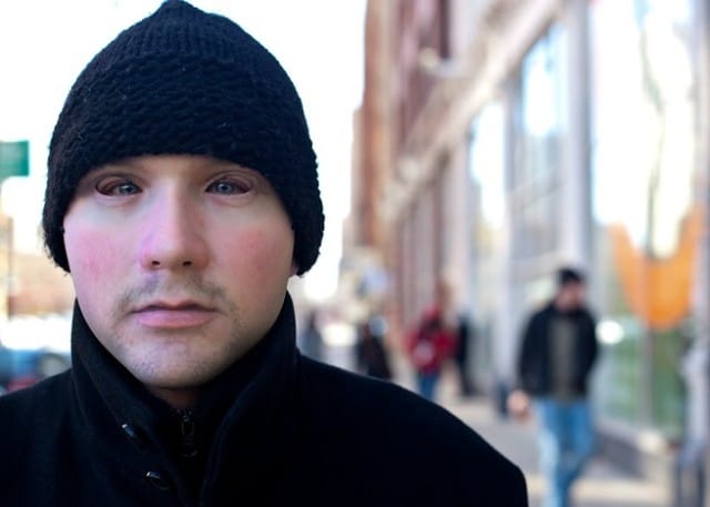 The "URME" mask being worn.