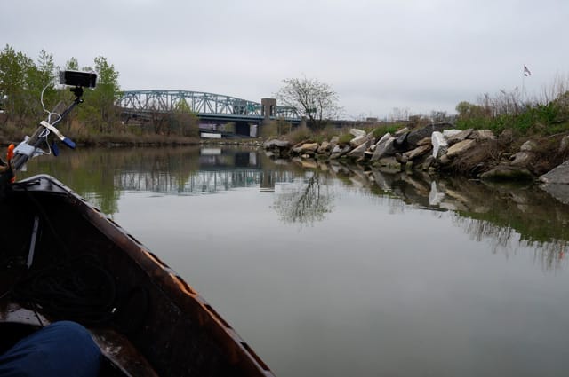 Nearing the northern tip of Randalls Island (click to enlarge)