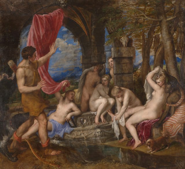 Titian, "Diana and Actaeon" (1556–1559) (via Wikipedia)