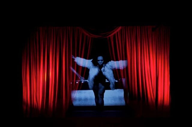 Carrie Mae Weems, "Film Still from Lincoln, Lonnie and Me - A Story in 5 Parts" (2012) (via prospectneworleans.org/image courtesy of the artist and Jack Shainman Gallery, New York)