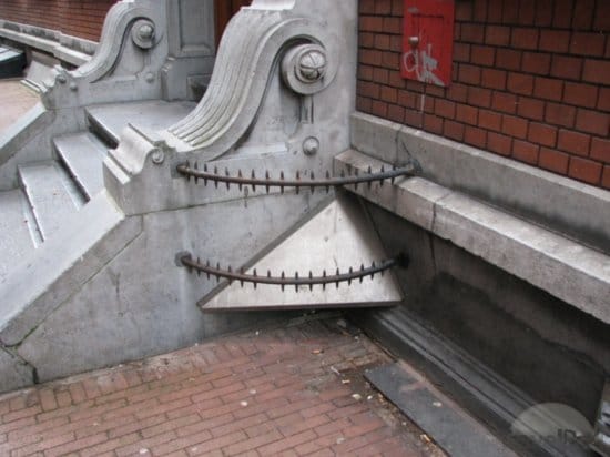 An anti-pee device (via tripadvisor.com)