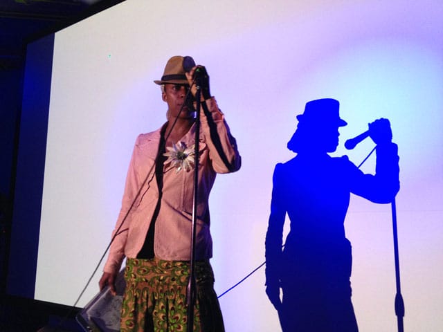 Ashley Brockington introducing the event (click to enlarge)