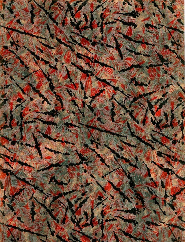 Red and black pattern (1890-1930)