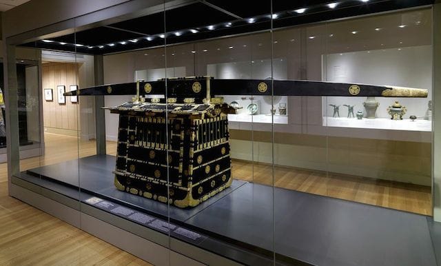 New look. Old favorites. New galleries for ancient Egyptian art, Asian art, and Costume and Textiles. RISD Museum, Providence, RI. 