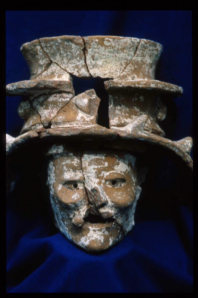 Ceramic incense burner (Photo by Don Rice)