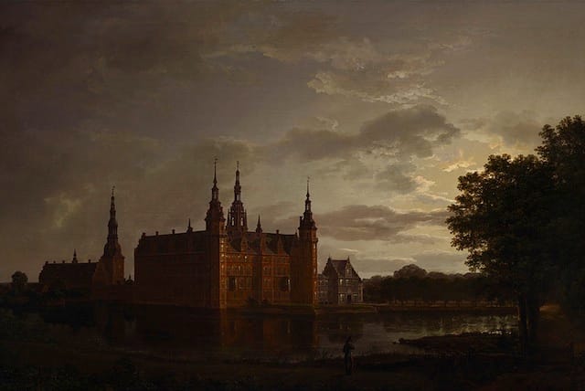 Johan Christian Dahl, Frederiksborg Castle, 1817, oil on canvas. Dallas Museum of Art, Foundation for the Arts Collection, Mrs. John B. O'Hara Fund