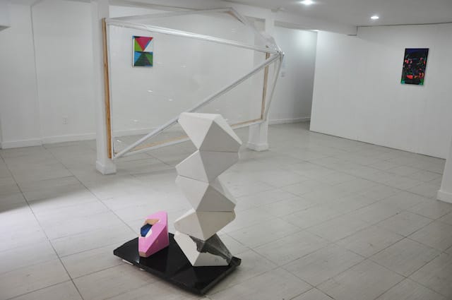 Steve Mykietyn and Keef Winter, installation view (2014) (all photos by the author for Hyperallergic)