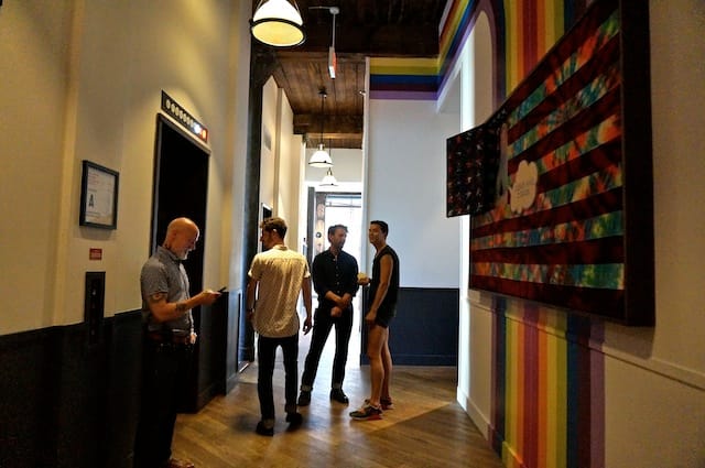 Installation view, Jack Early, "You're a Good Old Fag" (2014)