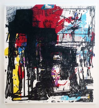 Ej Hauser,"More (three)" (2014), oil on canvas, 84 x 80 inches