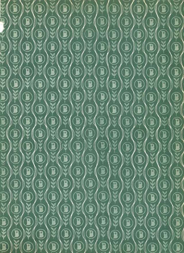 Greenish blue pattern (1890–1930) 