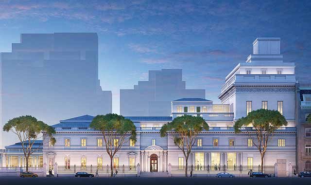 Elevation of the Frick Collection plan from 70th Street. The artist’s rendering is courtesy of Neoscape Inc., 2014 (all images courtesy of the Frick Collection)