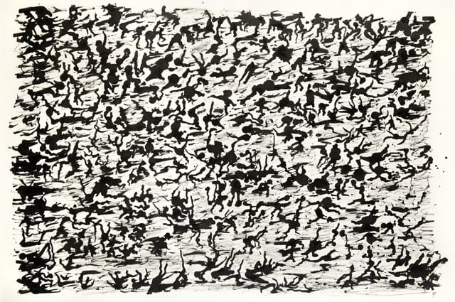 Henri Michaux _SansTitre_ (1960)45x32 cm