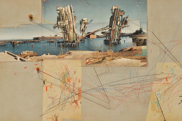 Lebbeus Woods, "Shard House" from "San Francisco: Inhabiting the Quake" (1995)