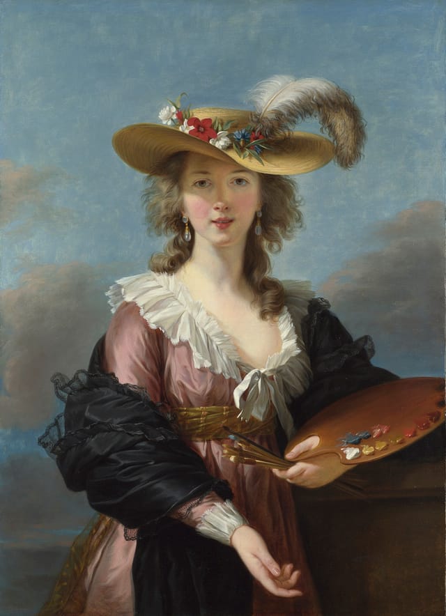 Elisabeth Louise Vigée Le Brun Self Portrait in a Straw Hat after 1782 Oil on canvas 97.8 x 70.5 cm Credit Line: The National Gallery, London 
