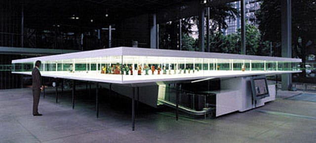 Diller + Scofidio, “Master/Slave” (1999) Mixed media installation with toy robots from the collection of Rolf Fehlbaum at the Fondation Cartier, Paris