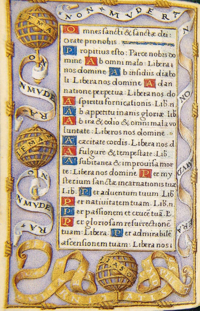 Border of Personal Emblems of Claude de France Illuminated by the Master of Claude de France Hours of Claude de France; France, Tours, ca. 1517 Heribert Tenschert, Bibermϋhle (Switzerland) (fol. 87v) Photography by Ina Netttekoven.