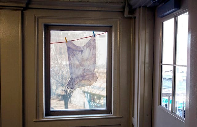 Laura F. Gibellini, "Dom (Variations)" (2013), laminated glass