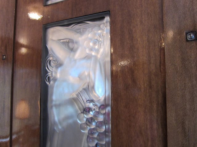 Detail of the Flèche d'Or car (photograph by the author)