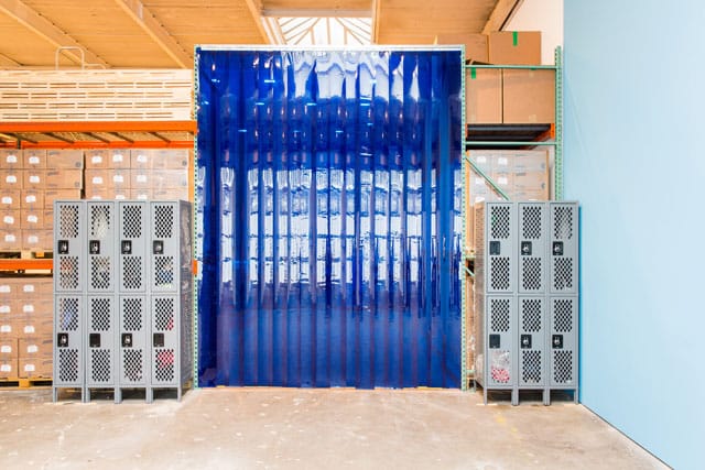 Installation view of Oscar Murillo’s 2014 solo show, 'A Mercantile Novel,' at David Zwirner, New York (photo by Scott Rudd)