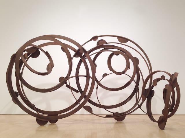 “Seven Ponds NI,” 2011, Welded Steel, 80 x 134 x 56 inches. 