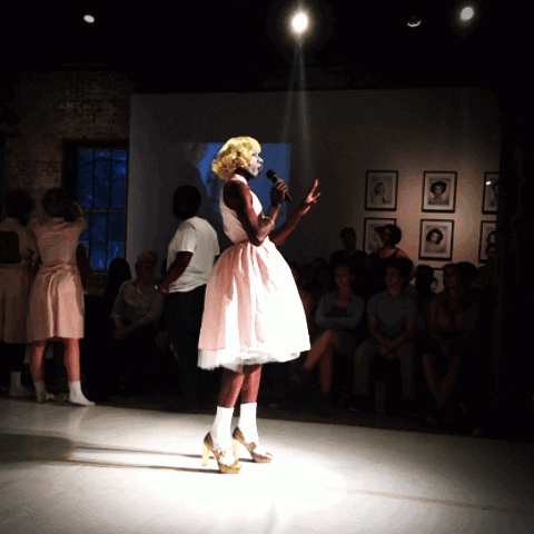 Raja Feather Kelly / The Feath3r Theory, "Drella" (2014) (animated gif by author)