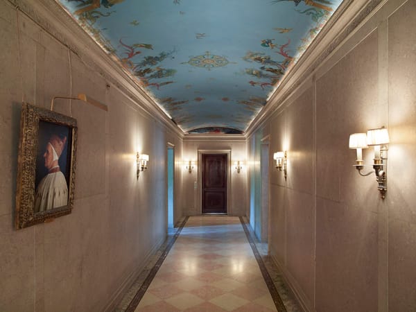 The second-floor corridor (photo by Michael Bodycomb)