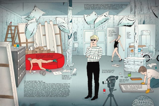 Illustration by Andrew Rae from "This is Warhol"