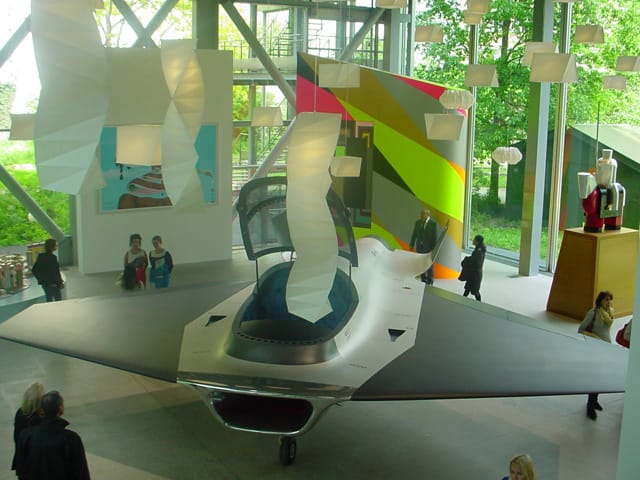 Vivid Memories installation view at Fondation Cartier (main floor gallery - left)