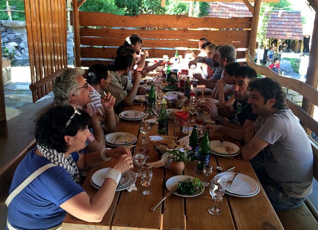 The meal after the action