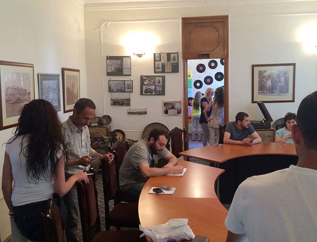 The Artlab press conference