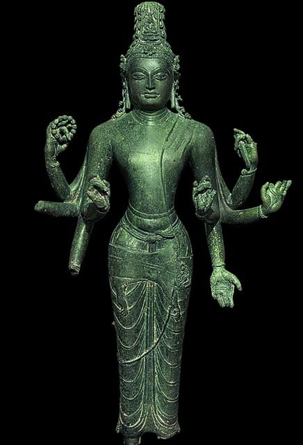 Bodhisattva Avalokiteshvara Amoghapasha (late 8th, early 9th century), Western Indonesia, lent by a private collection (via metmuseum.org)