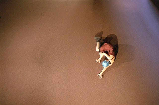 Still from Blood and Guts in High School, C-Print, 2004/06, Pictured Stephanie Vella. Image via LauraParnes.com.