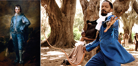 Thomas Gainsborough’s "The Blue Boy" and Quentin Tarantino’s Django Unchained (via Flavorwire)