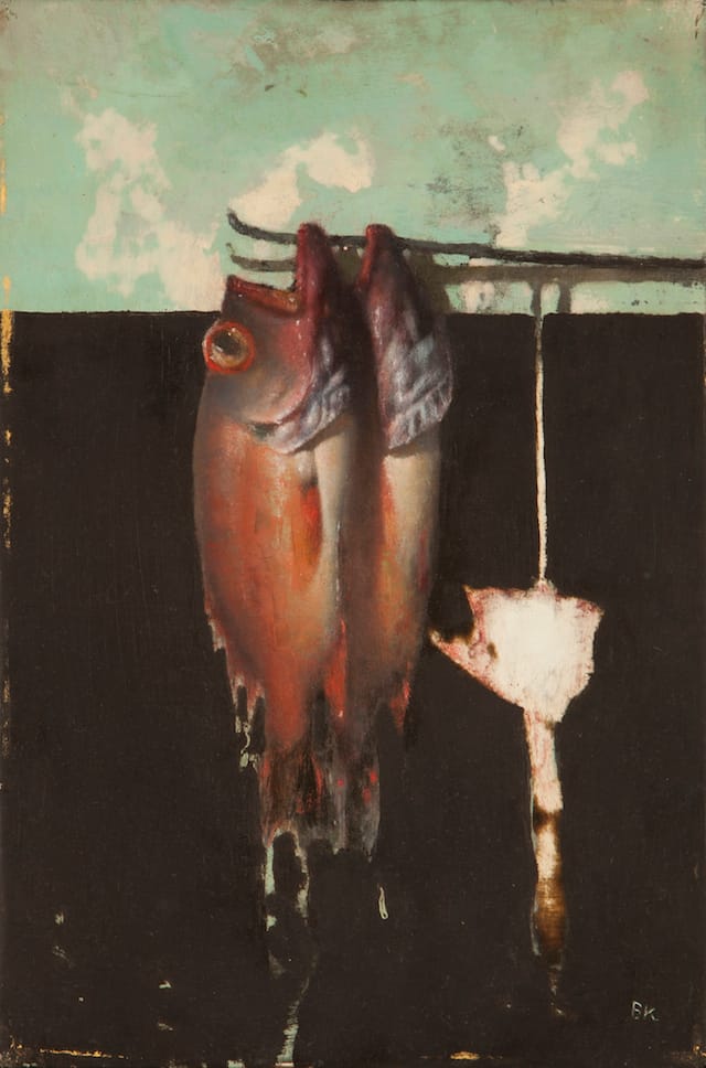 Bruce Kurland - three hanging fish-3