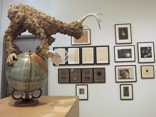 Matthew Dutton, "Hadron Excelsior" (2014), mixed media