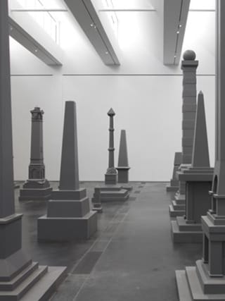 Sam Durant, "Proposal for White and Indian Dead Monument Transpositions, Washington, D.C." (2005) (image via LACMA.org)