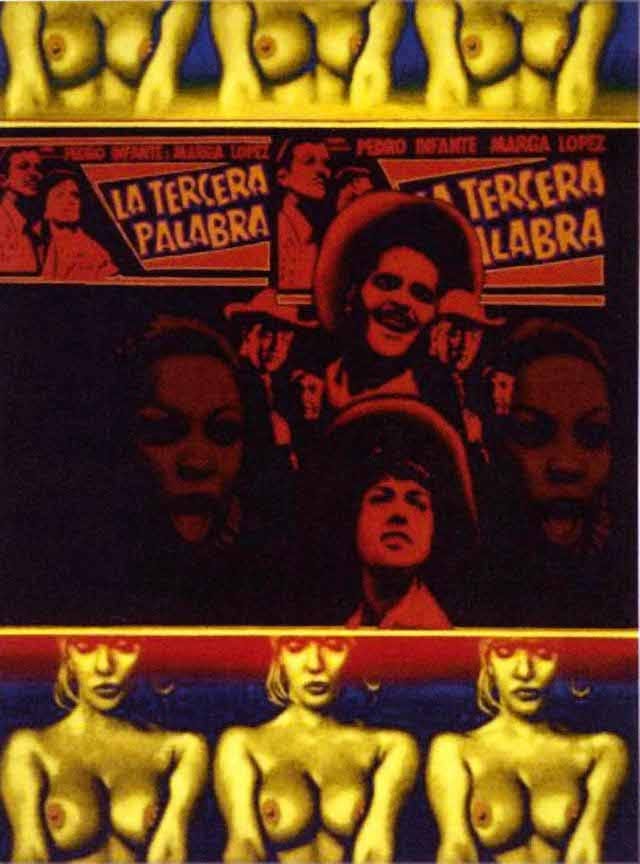 ED PASCHKE  “Third Word”  32” by 24”  oil_canvas  1969  COPYRIGHT- THE ESTATE OF ED PASCHKE.  COURTESY- MARY BOONE GALLERY, NEW YORK.