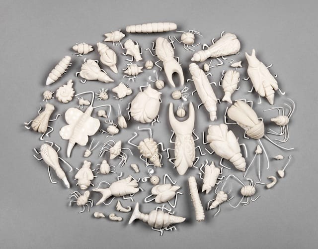 An artwork created for the Lost Museum exhibit at Brown University (image by Howard Chust) 