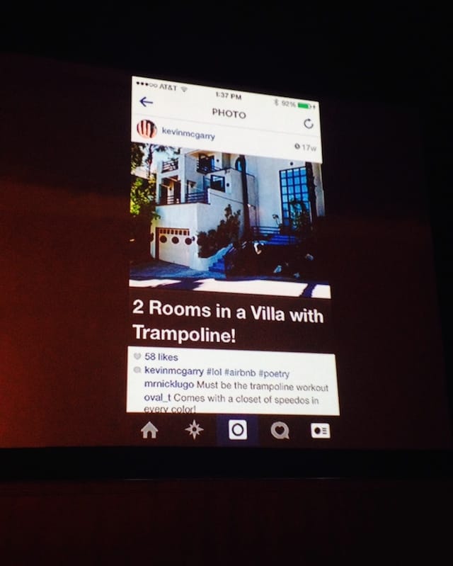 Photograph of Kevin McGarry's Instagram screengrab. All images by the author for Hyperallergic unless otherwise noted.