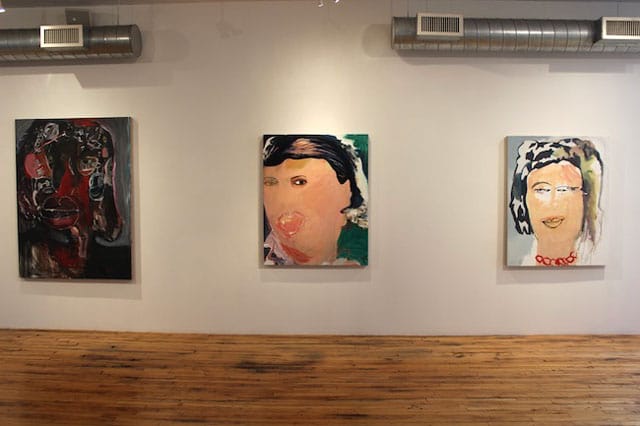 Installation view, 'Margot Bergman: Greetings' at Corbett vs. Dempsey (photo by the author for Hyperallergic)